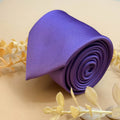 Indigo Mist Solid Silk Necktie