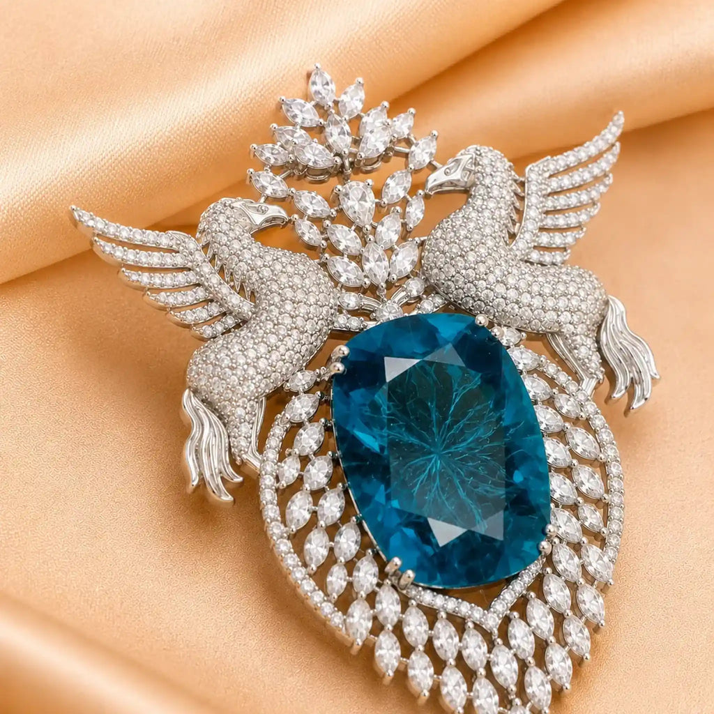 Neelkanth Imperial Brooch