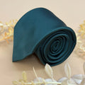 Ever Green Majesty Solid Silk Necktie
