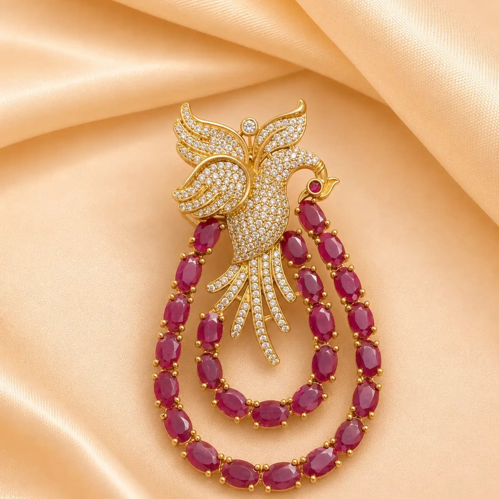 Gulbahar Phoenix Brooch