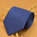 Blue Micro Dot Silk Necktie