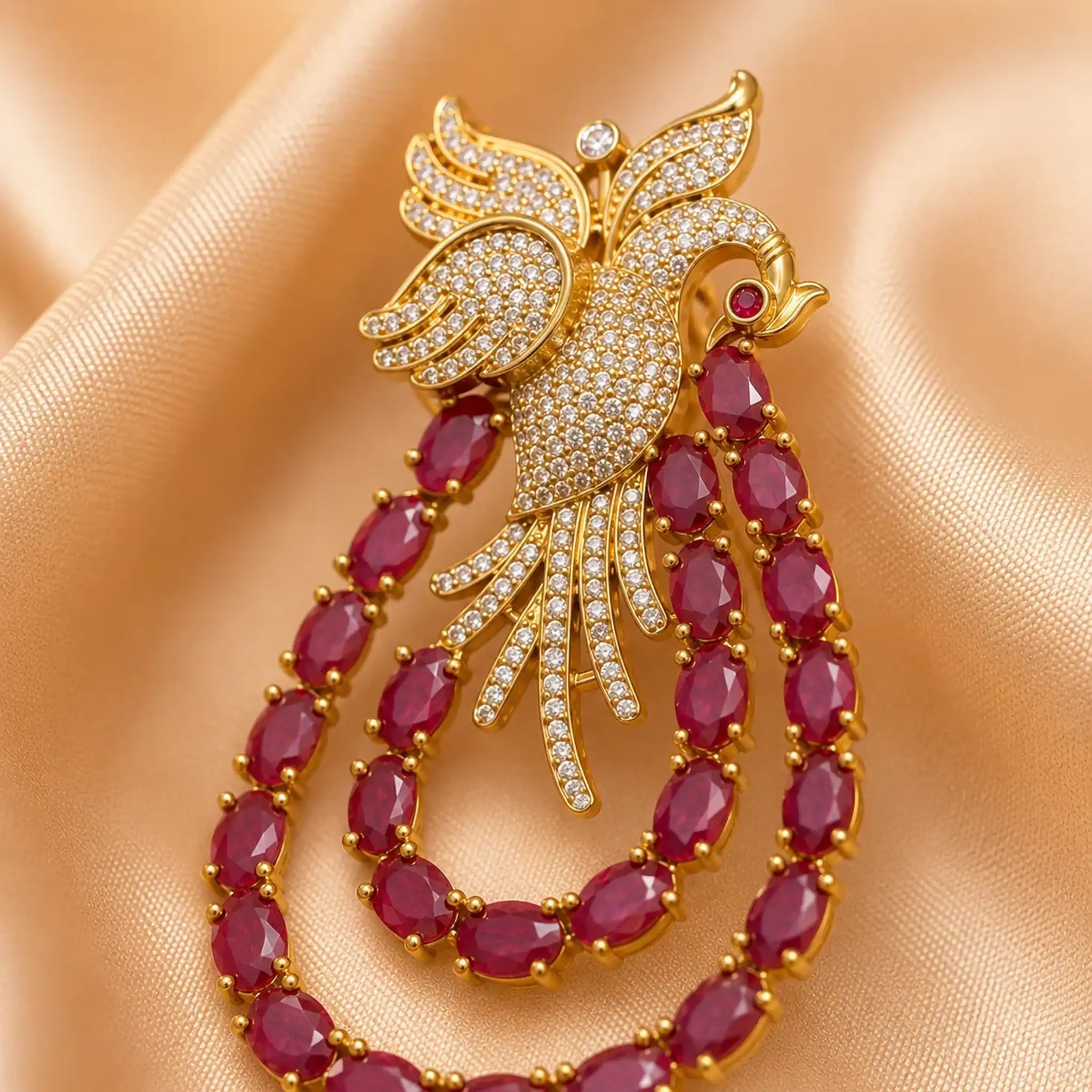Gulbahar Phoenix Brooch