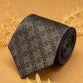Espresso Blossom Silk Necktie