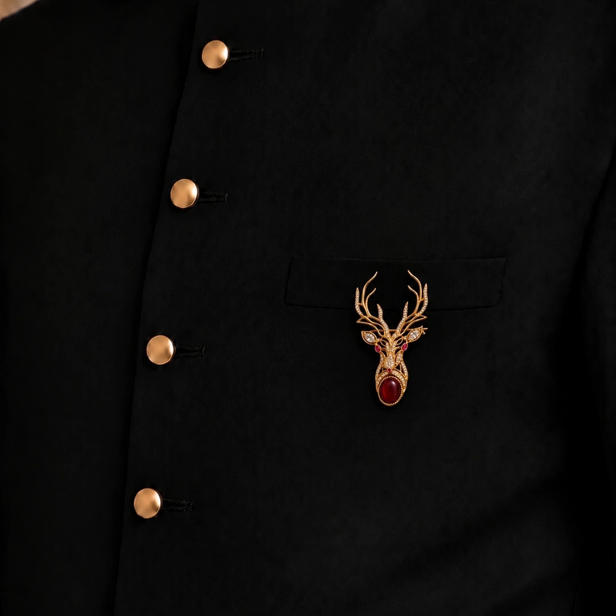 Mrig Raj Brooch