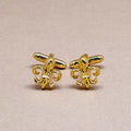 Fleur-de-Lis Gold Cufflinks