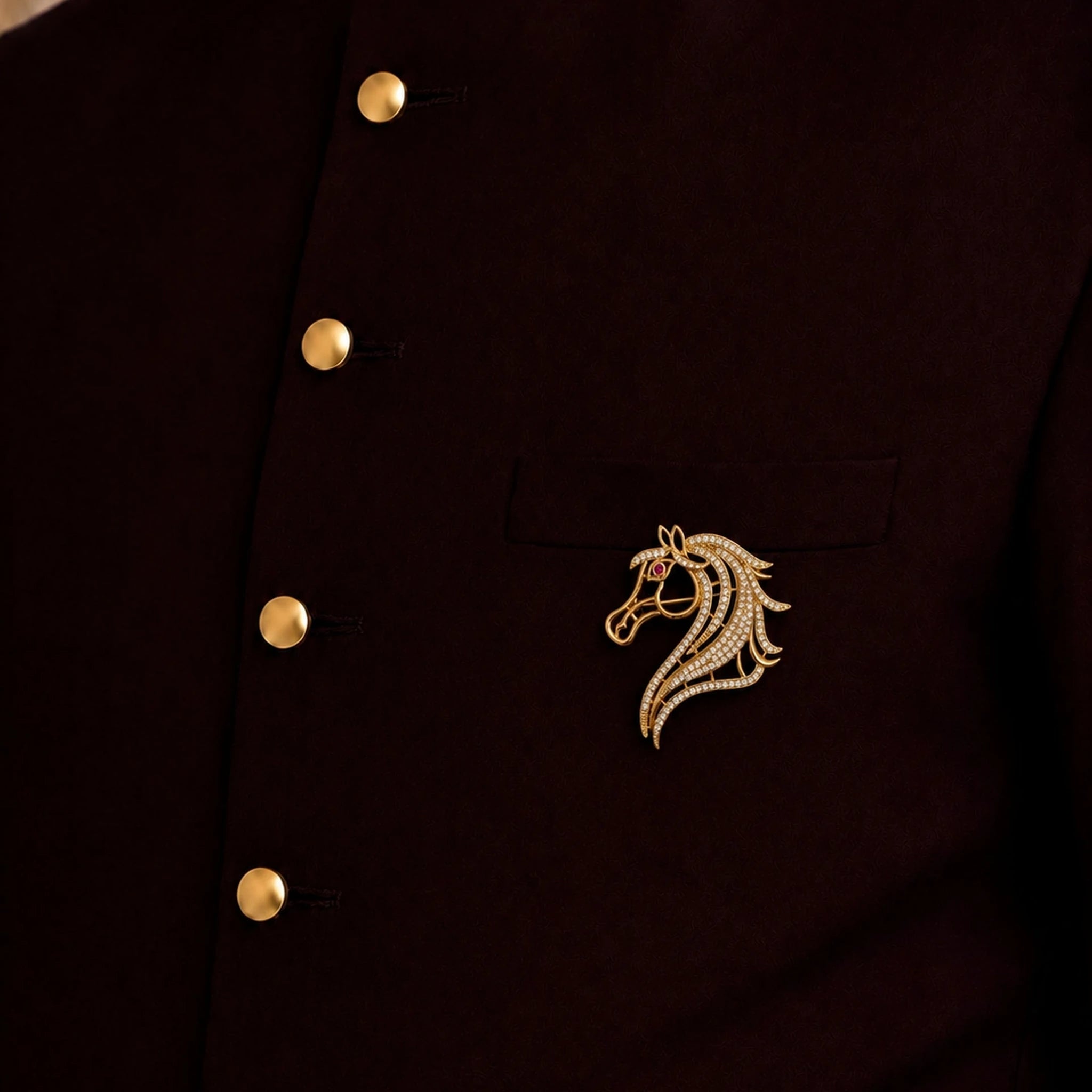 Ashva Royale Brooch