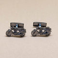 Motorbike Silver Cufflinks