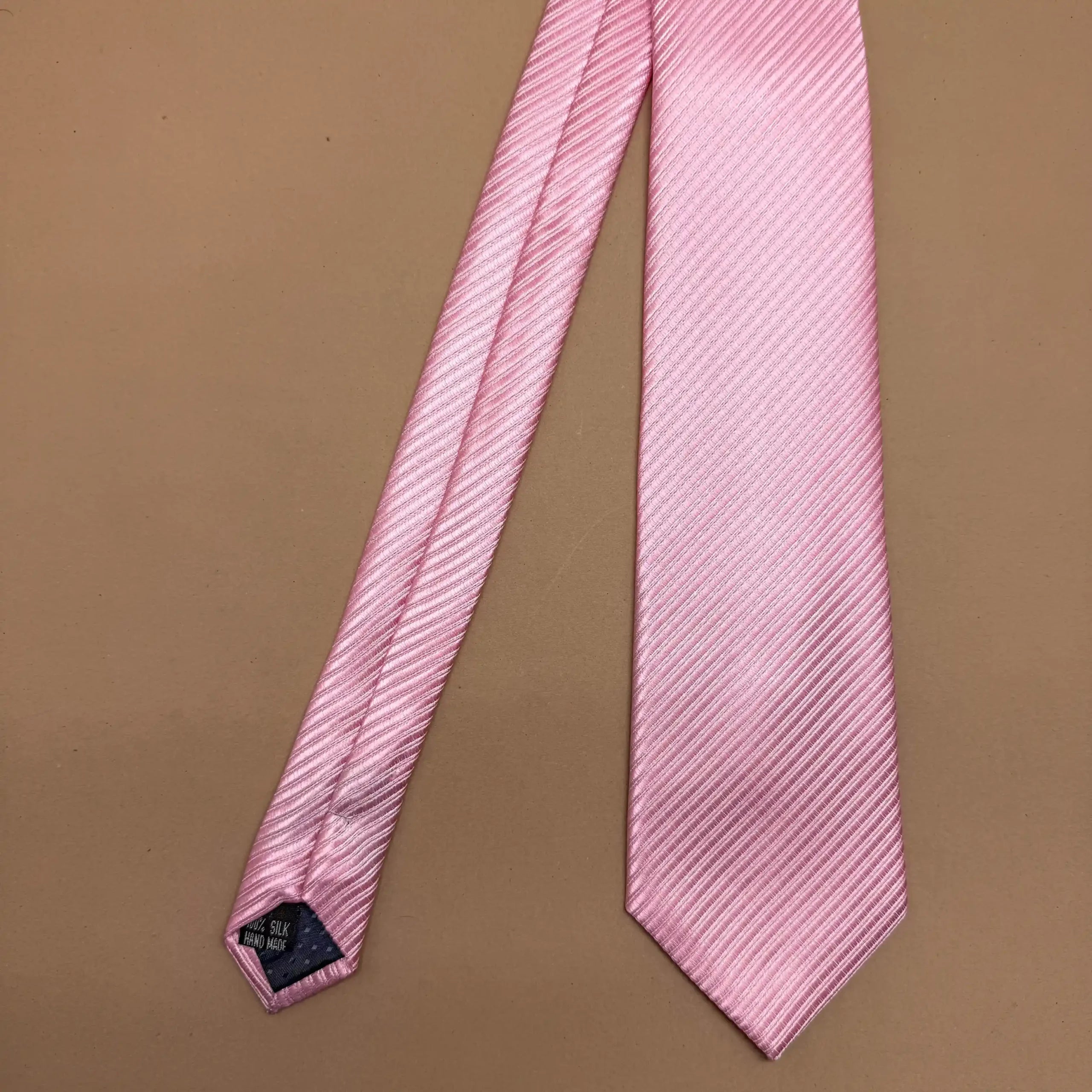 Rose' Pink Whisper Solid Silk Necktie