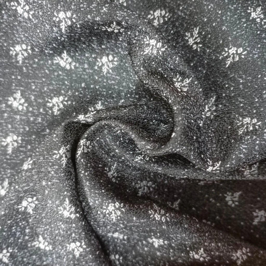 Black Abstract Silk Pocket Square