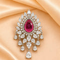 Rani Ruby Cascade Brooch
