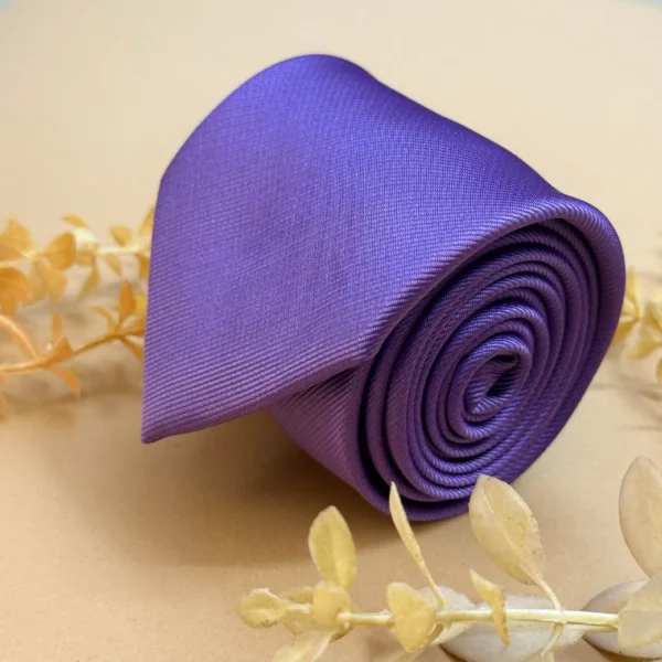 Indigo Mist Solid Silk Necktie