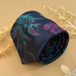 Midnight Multi Floral Silk Necktie