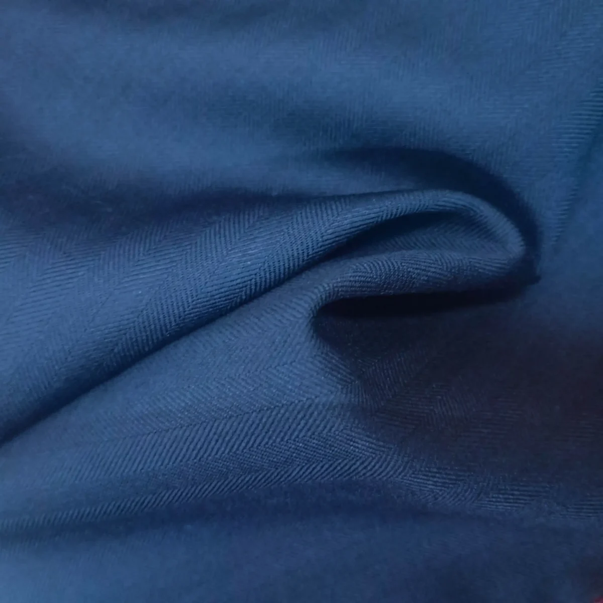 Royal Blue Silk Pocket Square - Image 2