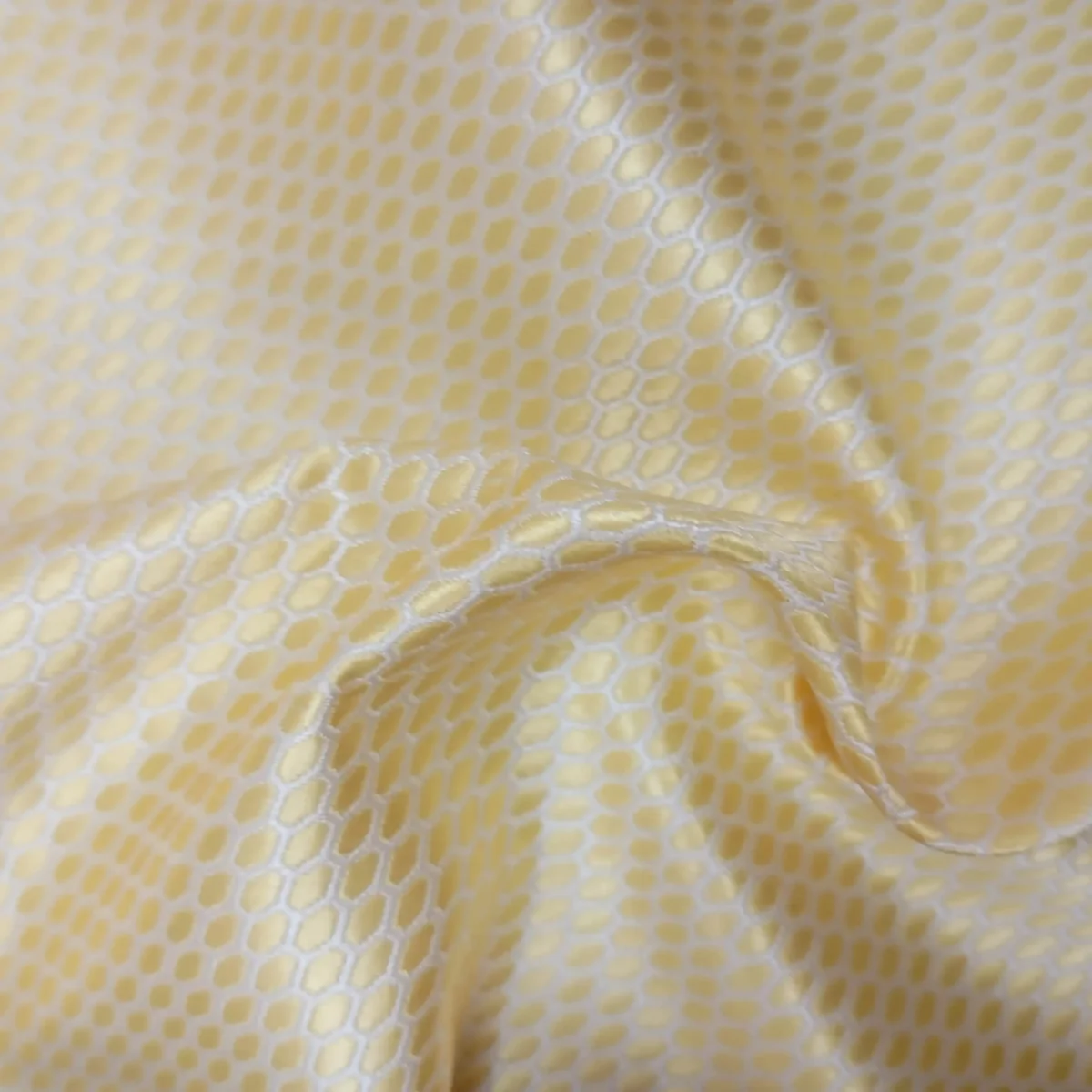 Sunshine Yellow Silk Pocket Square - Image 2