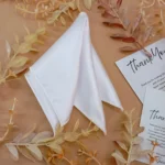 Classic White Silk Pocket Square