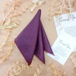 Magenta Textured Silk Pocket Square