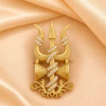 Trinetra Trishul Brooch