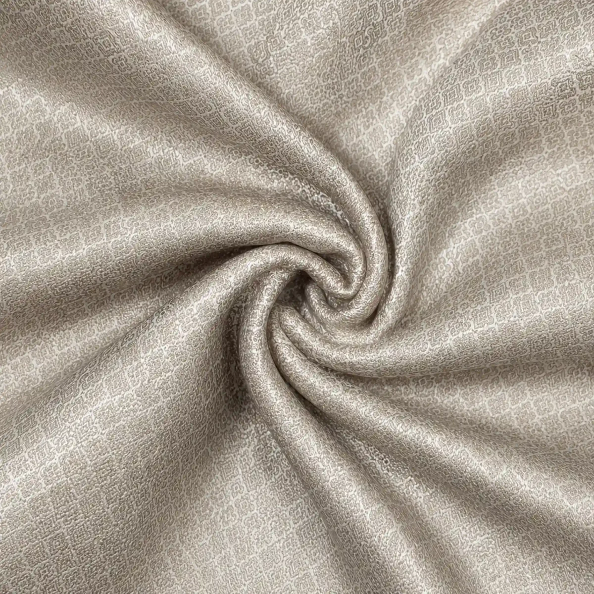 Champagne Textured Silk Pocket Square - Image 2